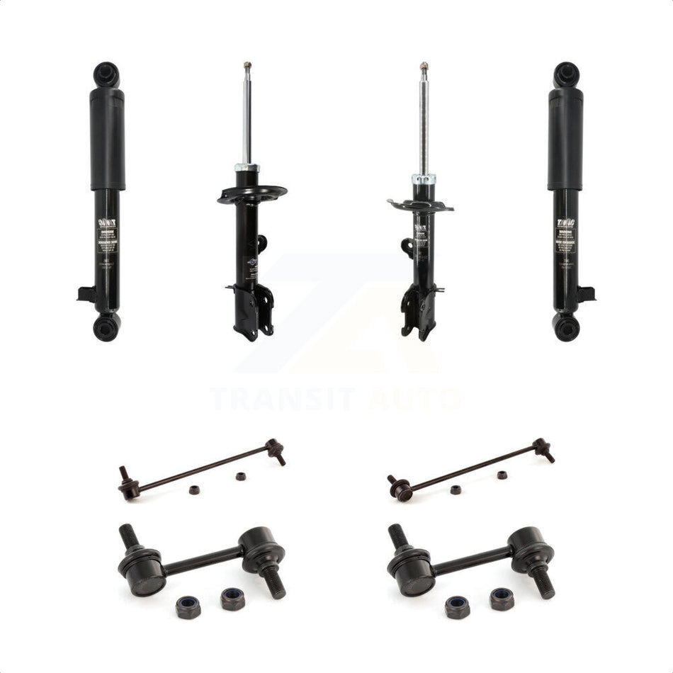 Front Rear Strut Shock & TOR Bar Link Kit (8Pc) For Hyundai Santa Fe Kia Sorento KSS-107918