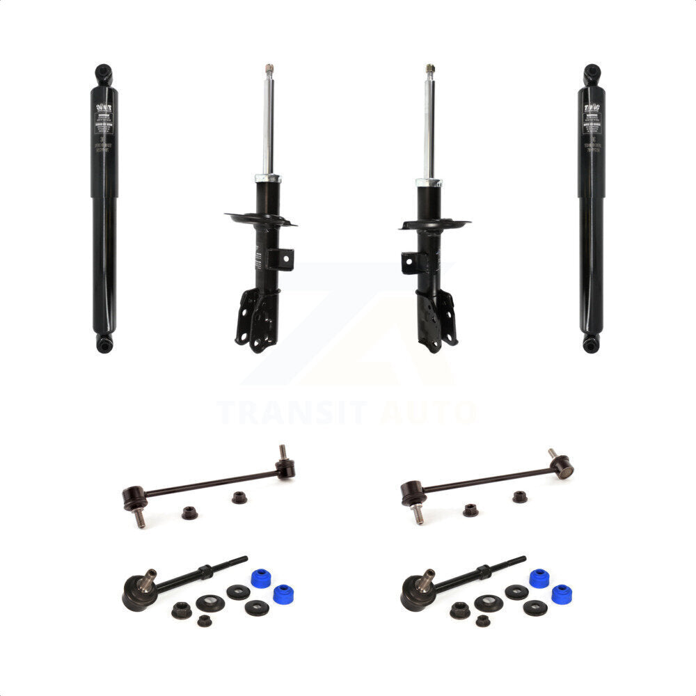 Front Rear Strut Shock & TOR Bar Link Kit (8Pc) For Chevrolet Equinox GMC Terrain KSS-107920