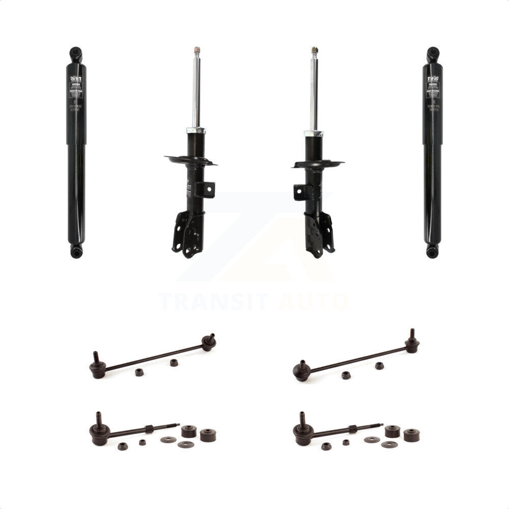 Front Rear Strut Shock & TOR sway Bar Link Kit (8Pc) For Chevrolet Equinox Pontiac KSS-107921