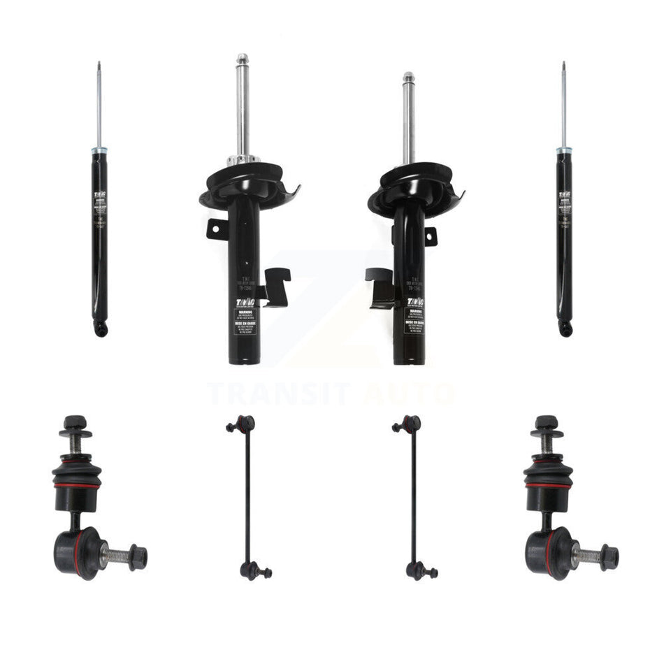 Front Rear Suspension Strut Shock & TOR Bar Link Kit (8Pc) For 2012-2015 Mazda 5 KSS-107927
