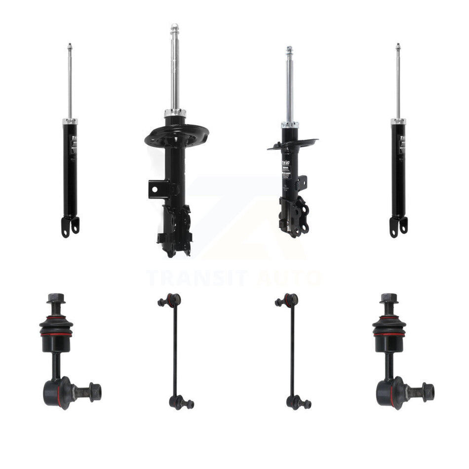 Front Rear Strut Shock & TOR sway Bar Link Kit (8Pc) For Hyundai Sonata Kia Optima KSS-107928