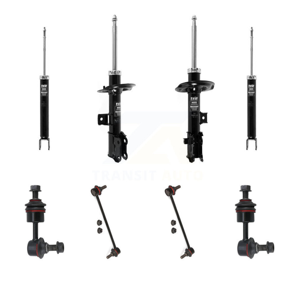 Front Rear Strut Shock & TOR sway Bar Link Kit (8Pc) For Hyundai Tucson Kia Sportage KSS-107930