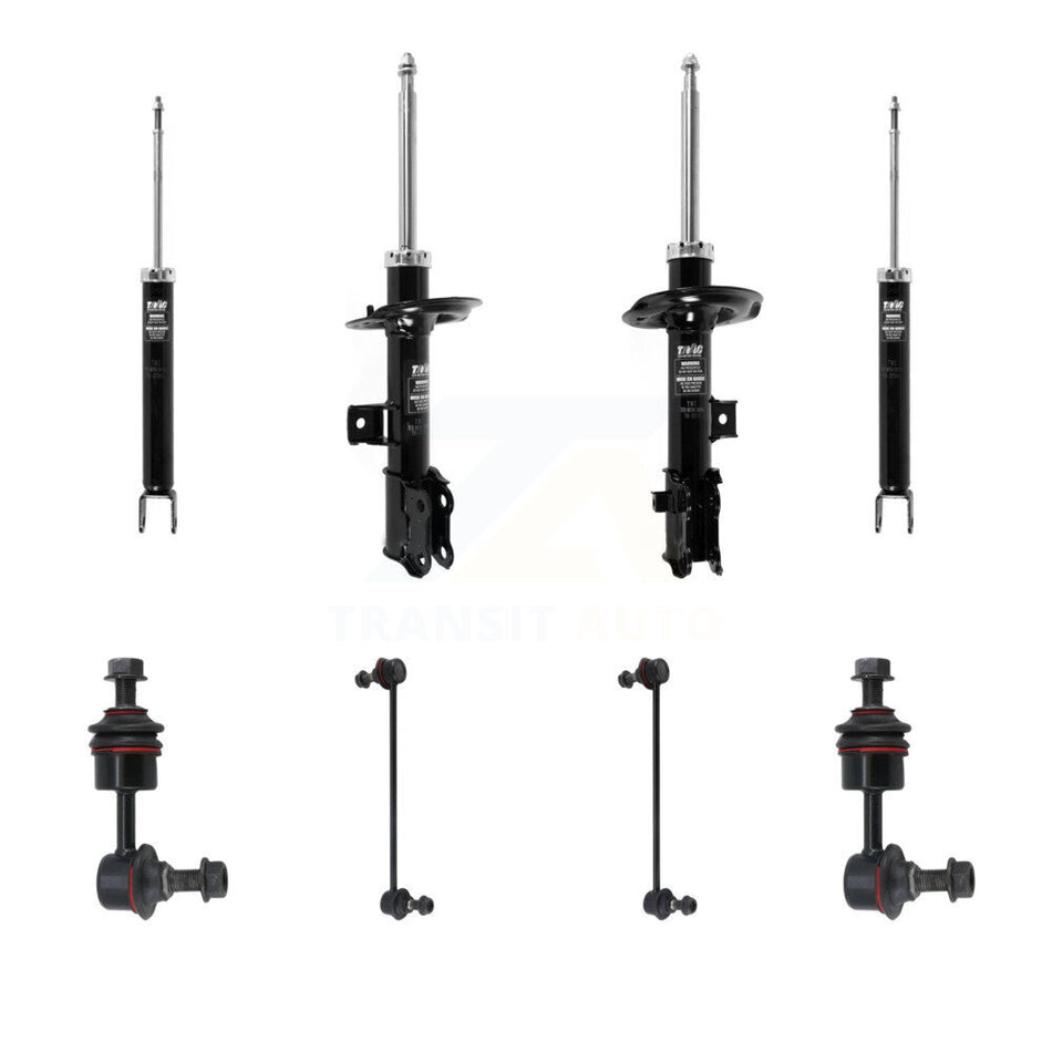 Front Rear Strut Shock & TOR sway Bar Link Kit (8Pc) For Hyundai Tucson Kia Sportage KSS-107932