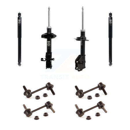 Front Rear Strut Shock & TOR Bar Link Kit (8Pc) For 2007-2010 Ford Edge Lincoln MKX KSS-107934
