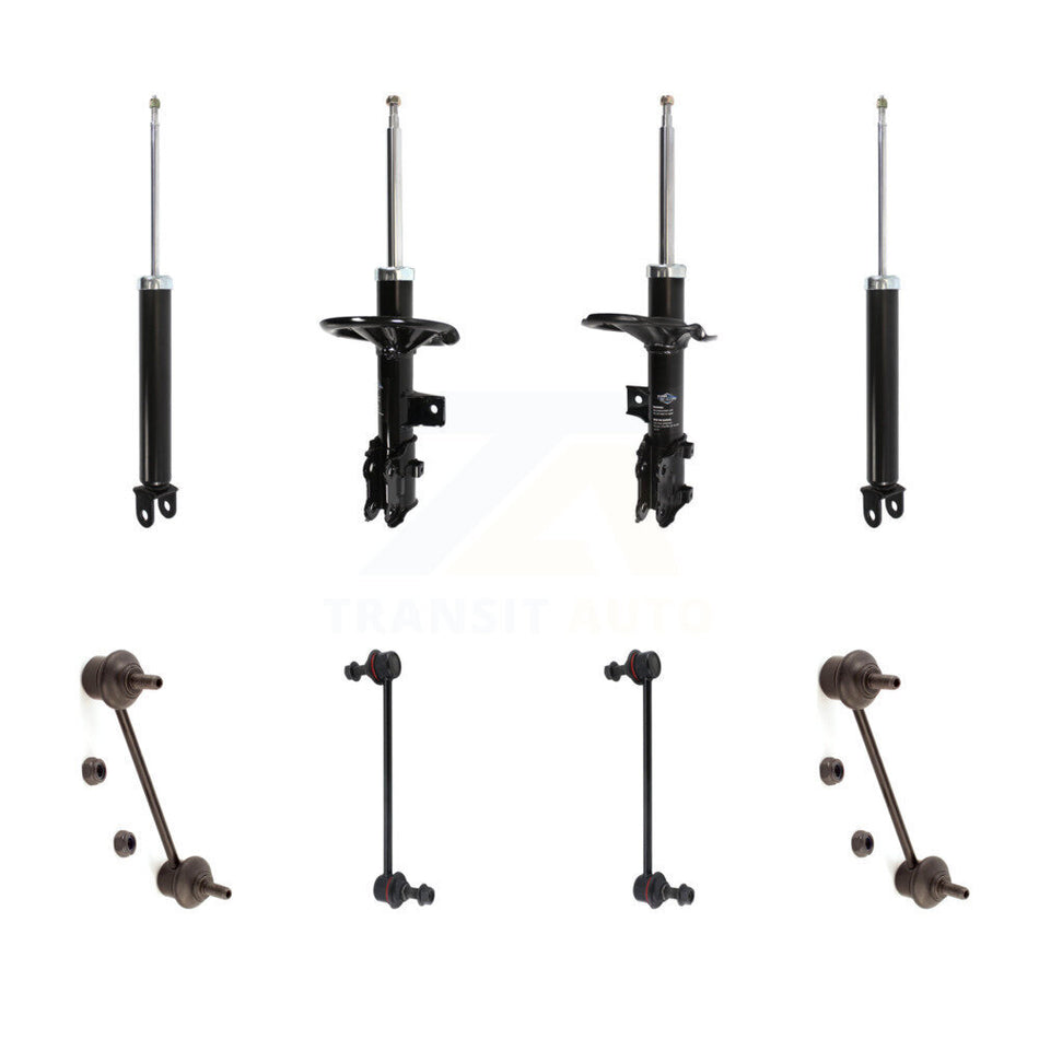 Front Rear Strut Shock & TOR sway Bar Link Kit (8Pc) For Kia Rondo Optima Magentis KSS-107937