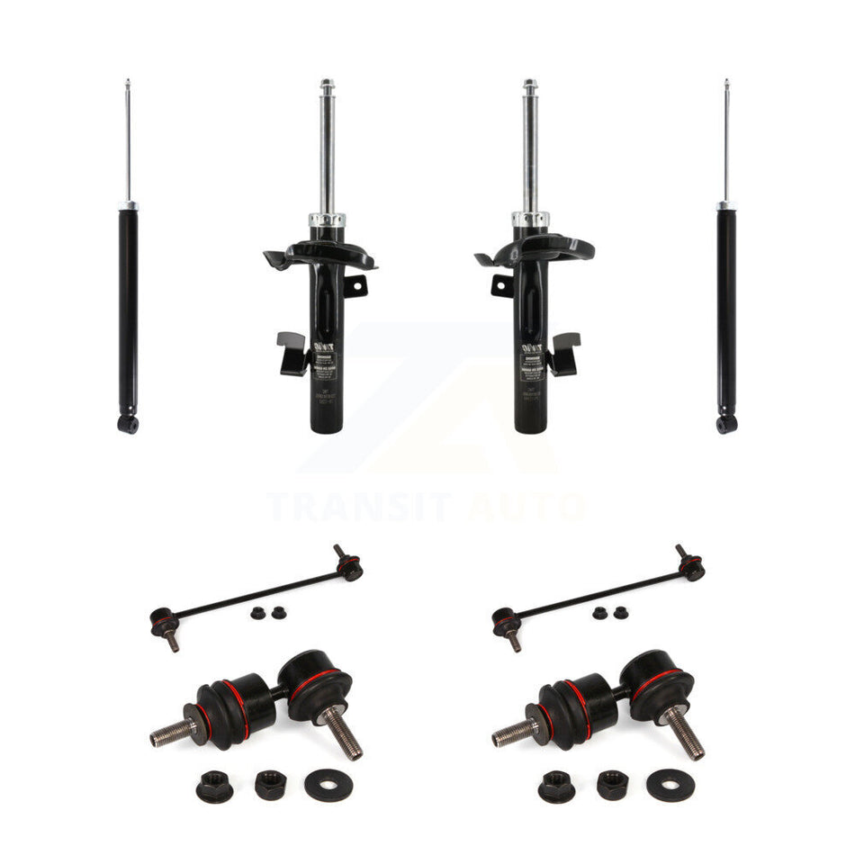 Front Rear Suspension Strut Shock & TOR sway Bar Link Kit (8Pc) For Mazda 3 KSS-107940