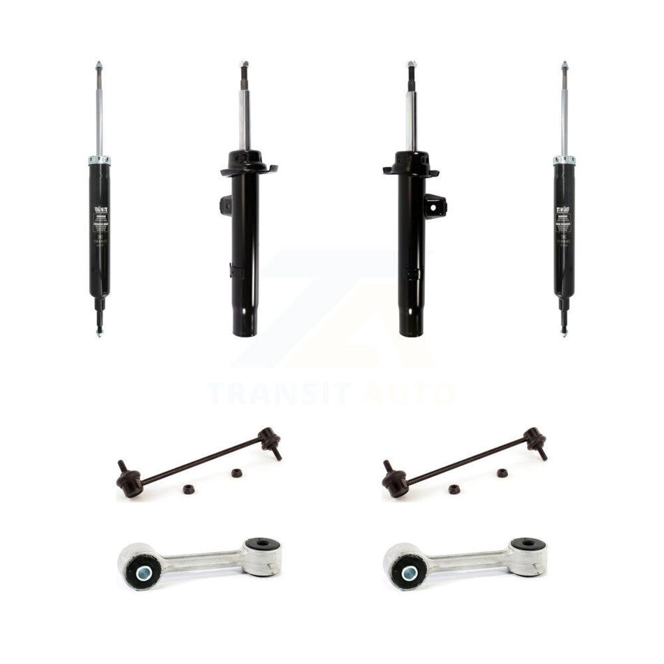 Front Rear Suspension Strut Shock & TOR sway Bar Link Kit (8Pc) For BMW 330Ci KSS-107942