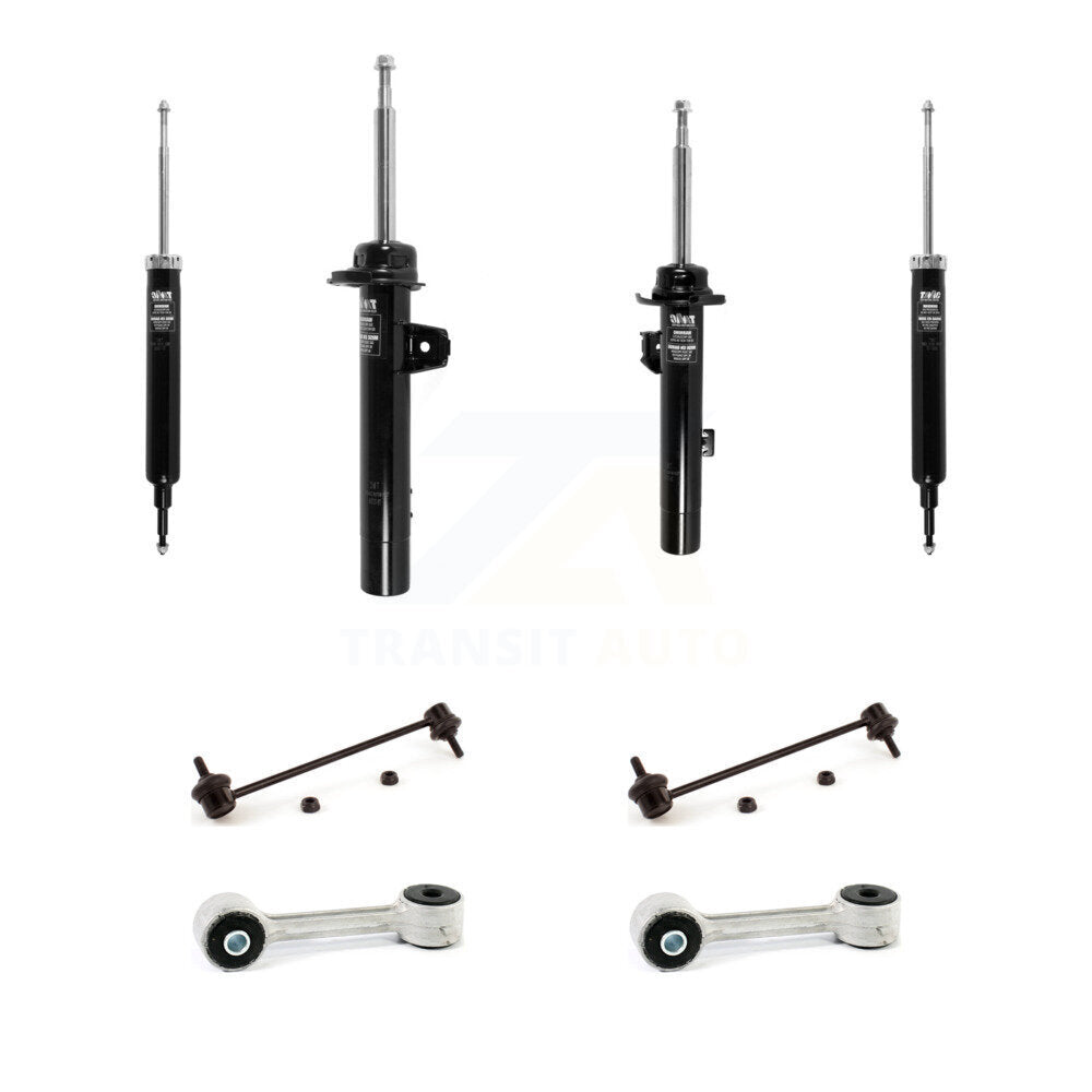 Front Rear Suspension Strut Shock & TOR Bar Link Kit (8Pc) For 2006 BMW 325Ci 330Ci KSS-107943