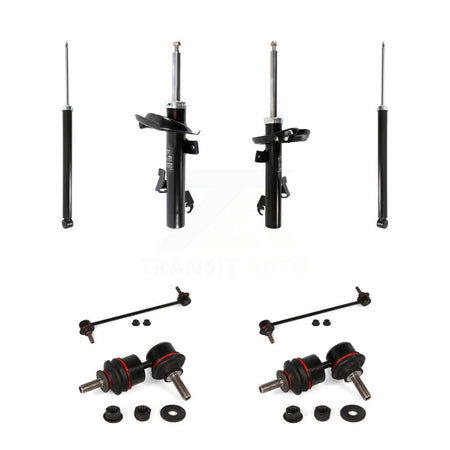 Front Rear Suspension Strut Shock & TOR Bar Link Kit (8Pc) For Volvo S40 C30 V50 KSS-107944