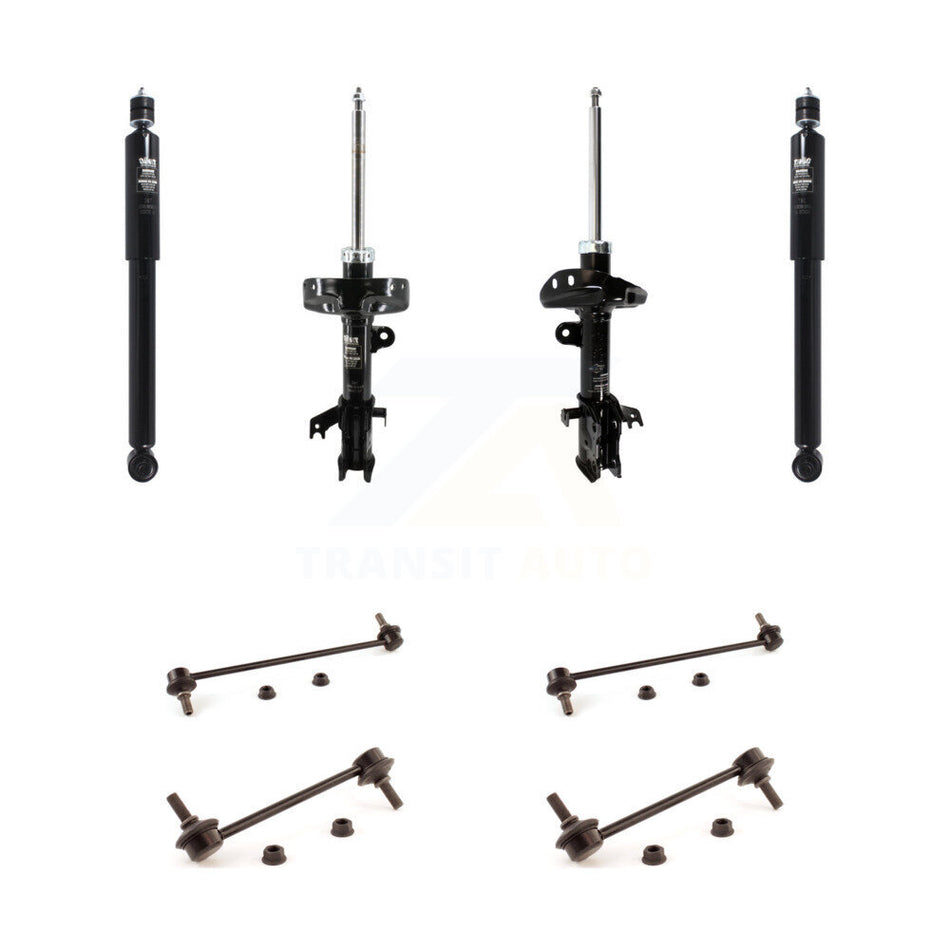 Front Rear Suspension Strut Shock & TOR Bar Link Kit (8Pc) For 2007-2012 Acura RDX KSS-107947