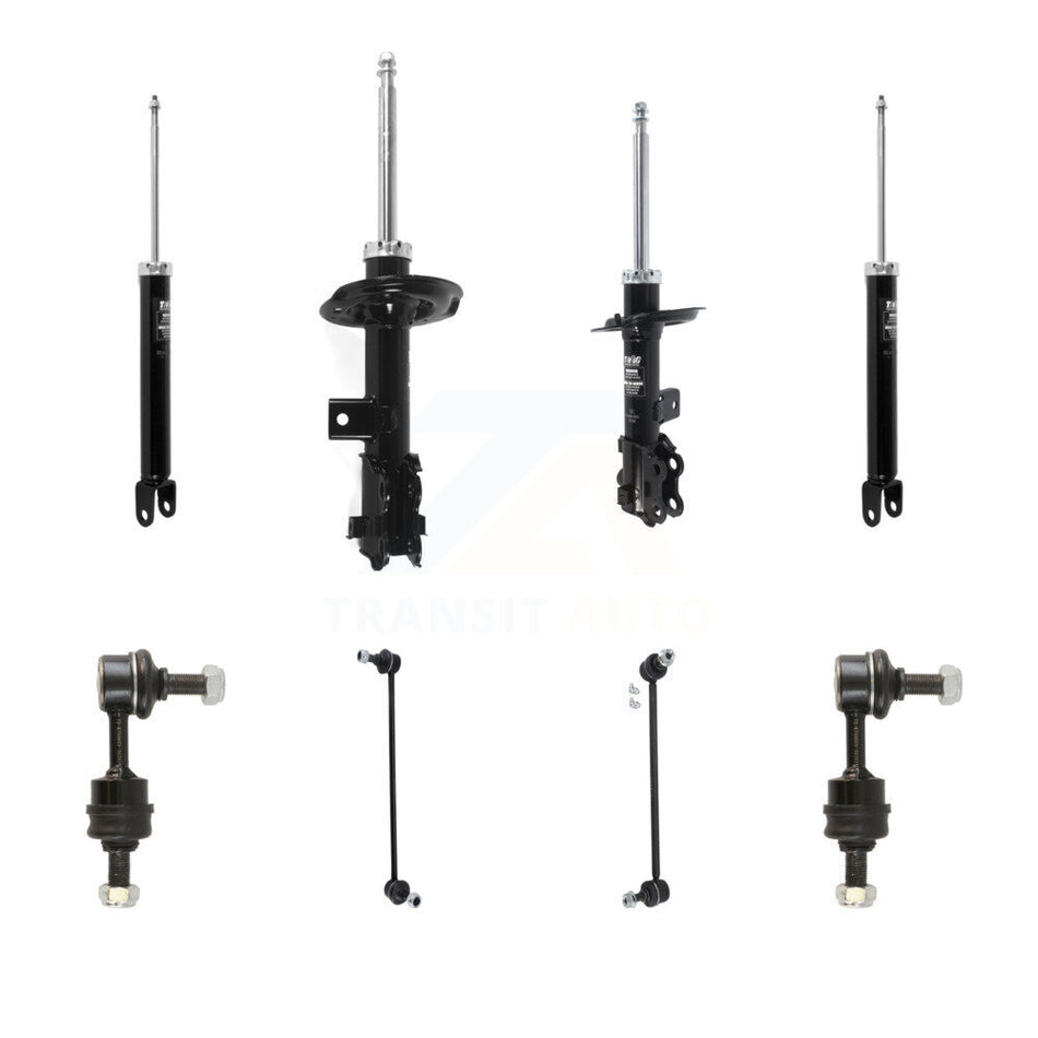 Front Rear Strut Shock & TQ sway Bar Link Kit (8Pc) For 2012 Kia Optima LX/EX/SX KSS-107949