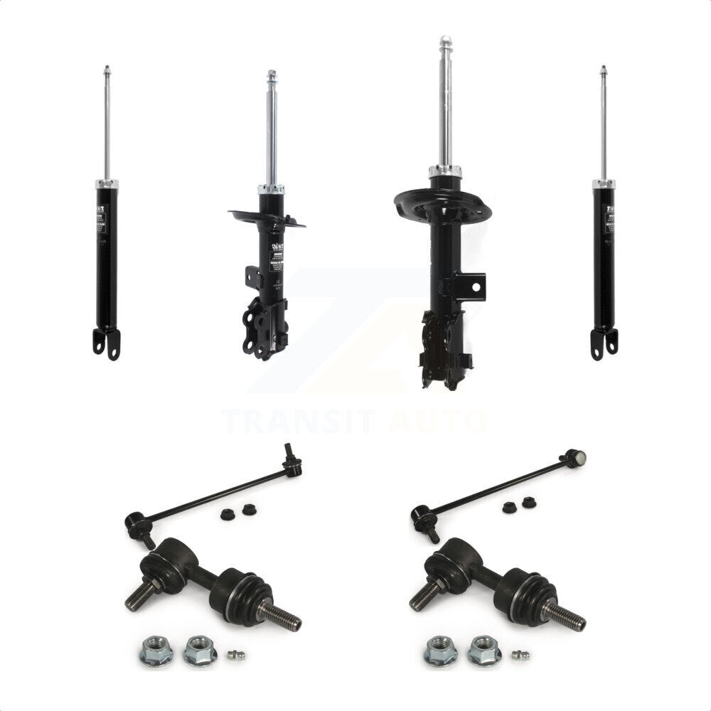 Front Rear Strut Shock & TQ Bar Link Kit (8Pc) For 13-14 Hyundai Sonata GAS engine KSS-107950