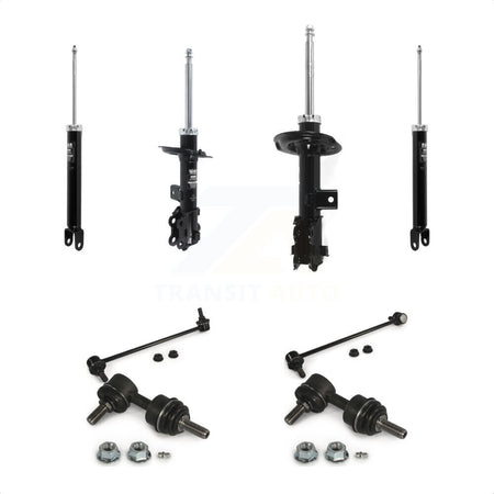 Front Rear Strut Shock & TQ Bar Link Kit (8Pc) For 13-14 Hyundai Sonata GAS engine KSS-107950