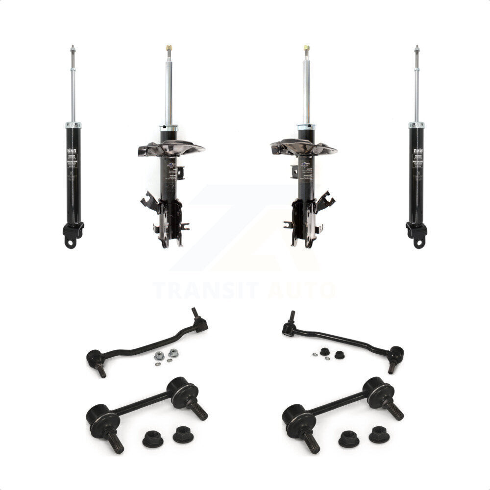 Front Rear Strut Shock & TQ sway Bar Link Kit (8Pc) For 2004-2008 Nissan Maxima KSS-107952