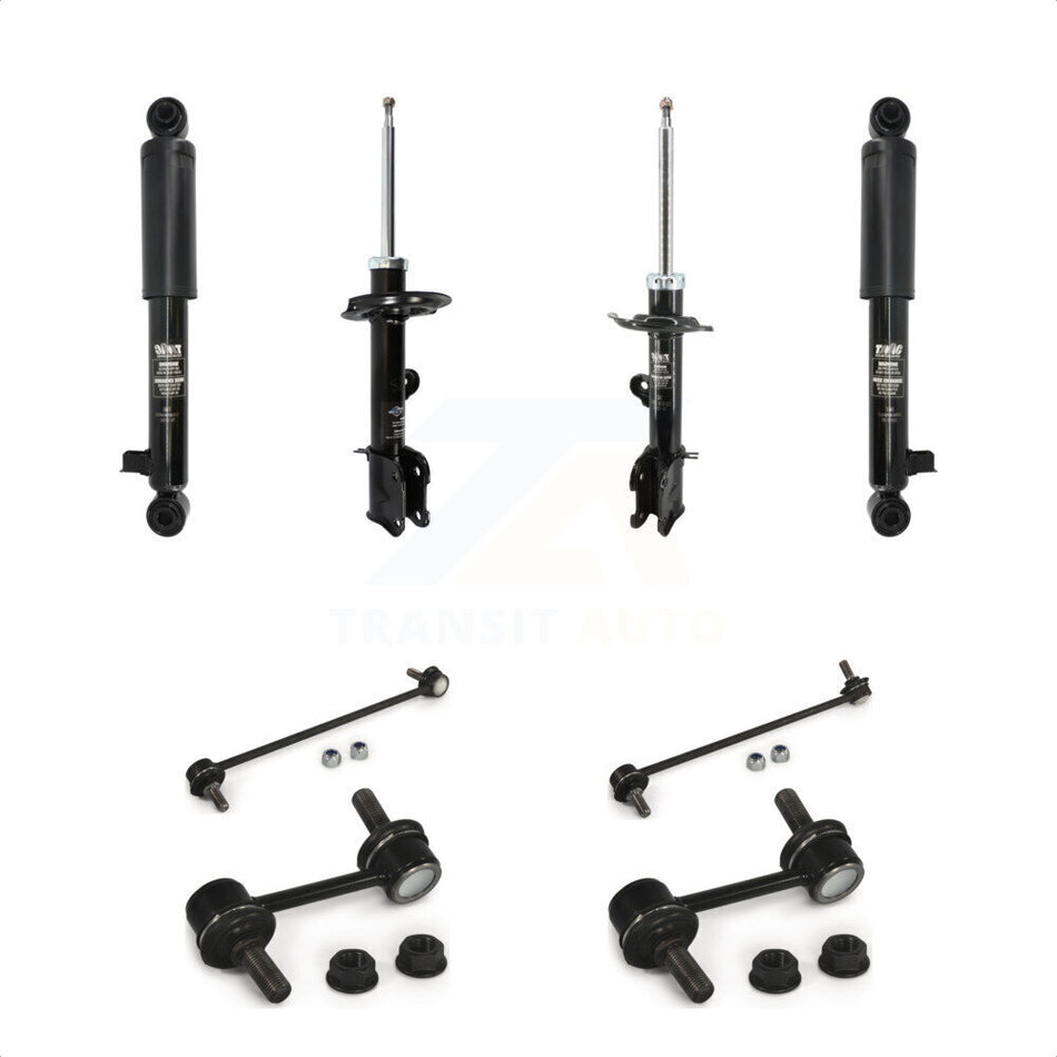 Front Rear Strut Shock & TQ sway Bar Link Kit (8Pc) For Hyundai Santa Fe Kia Sorento KSS-107955