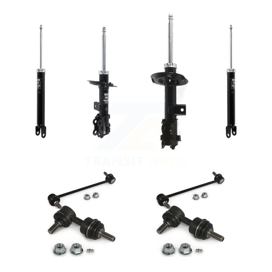 Front Rear Strut Shock & TQ sway Bar Link Kit (8Pc) For Hyundai Sonata Kia Optima KSS-107959