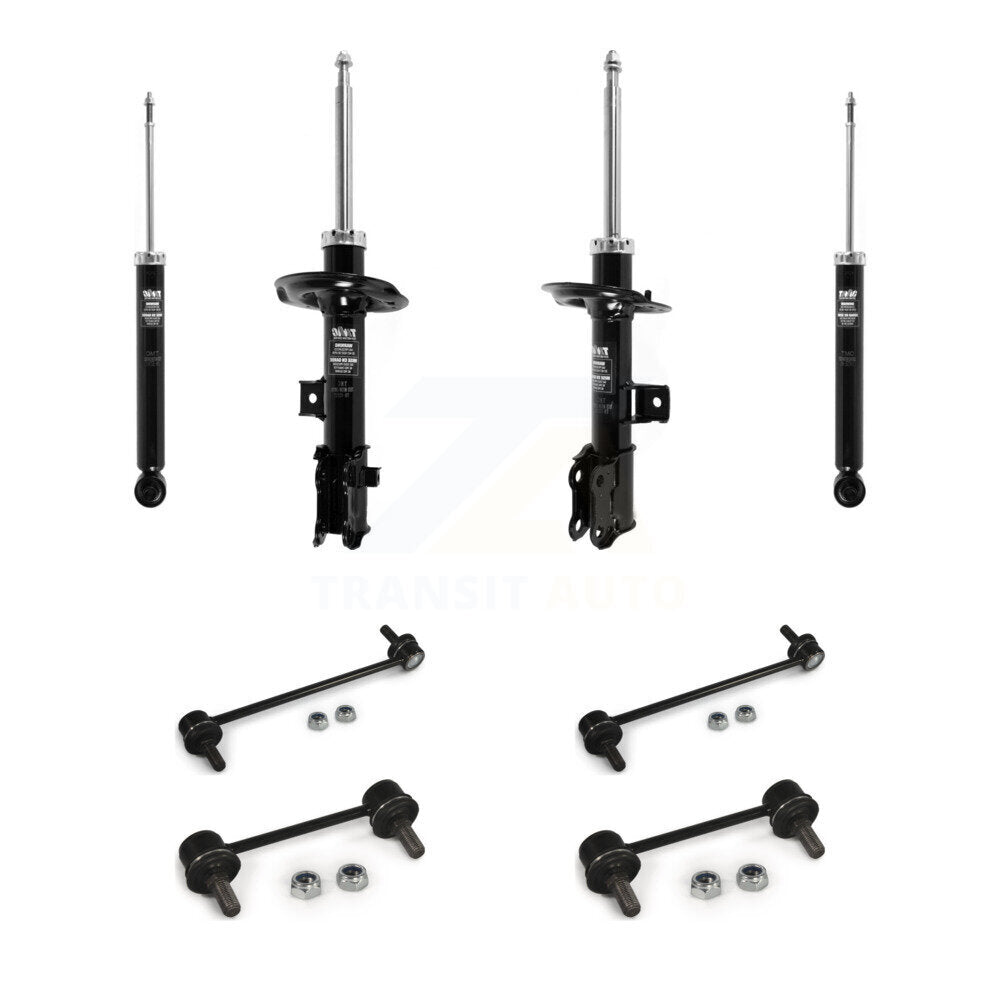 Front Rear Strut Shock & TQ sway Bar Link Kit (8Pc) For Hyundai Tucson Kia Sportage KSS-107960