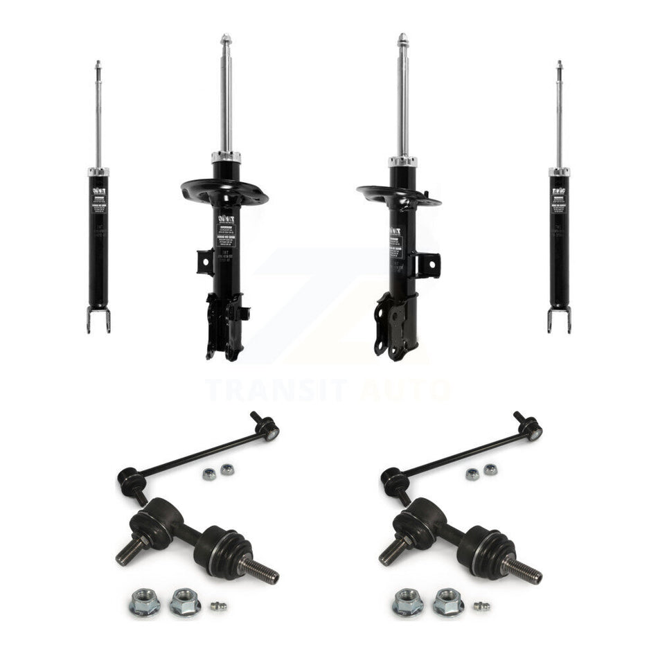 Front Rear Strut Shock & TQ sway Bar Link Kit (8Pc) For Hyundai Tucson Kia Sportage KSS-107961