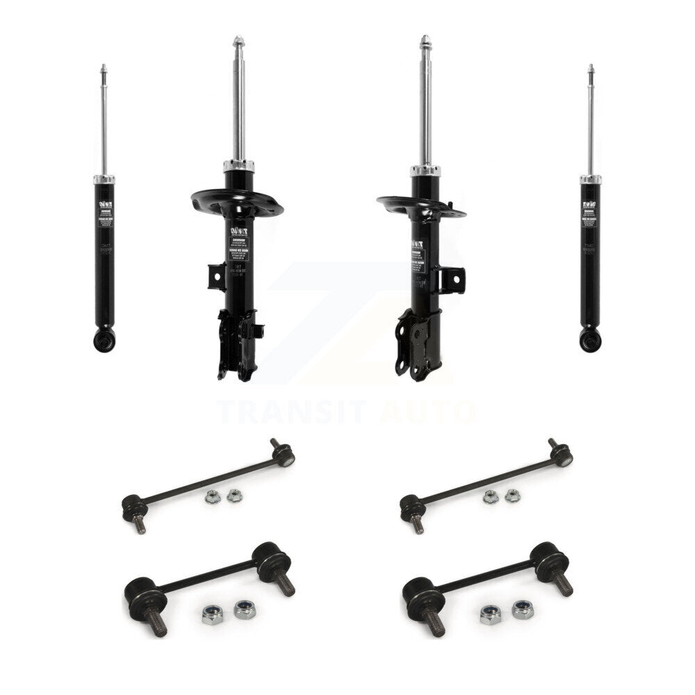 Front Rear Suspension Strut Shock & TQ sway Bar Link Kit (8Pc) For Kia Sportage KSS-107962