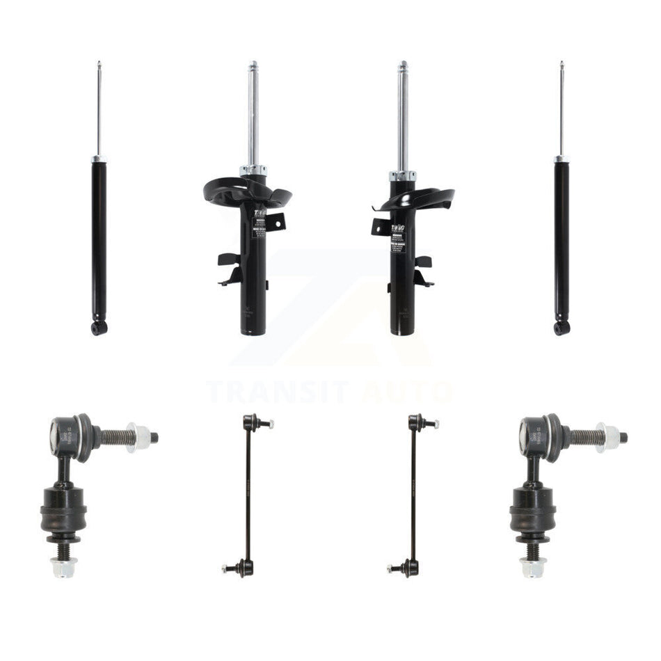 Front Rear Suspension Strut Shock & TQ sway Bar Link Kit (8Pc) For Ford C-Max KSS-107967