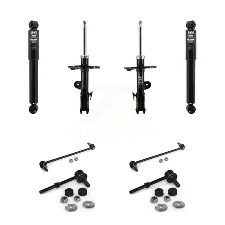 Front Rear Suspension Strut Shock & TQ Bar Link Kit (8Pc) For 2006-2012 Toyota RAV4 KSS-107977