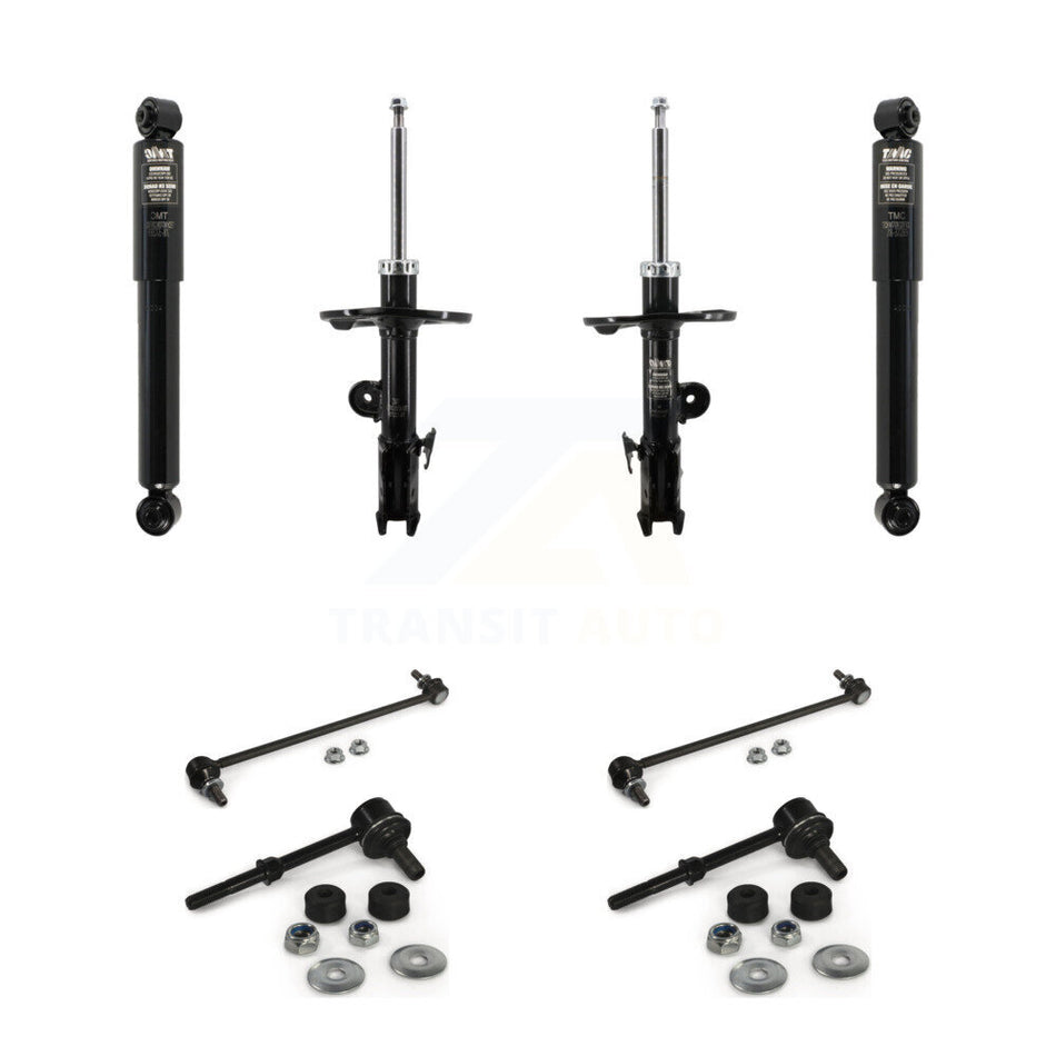 Front Rear Suspension Strut Shock & TQ Bar Link Kit (8Pc) For 2006-2012 Toyota RAV4 KSS-107977