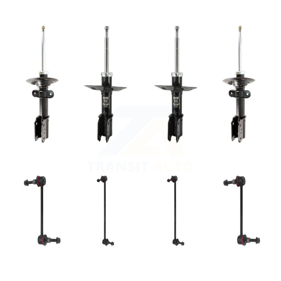 Front Rear Strut & TOR Bar Link Kit For 08-09 Buick Allure 5.3L With 16" Factory Wheels KSS-108166