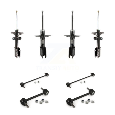 Front Rear Strut & TQ Bar Link Kit For 08-09 Buick Allure 5.3L With 16" Factory Wheels KSS-108173