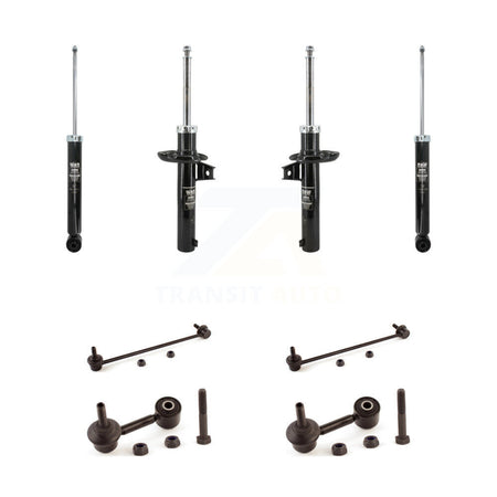 Front Rear Strut Shock & TOR Bar Link Kit For Volkswagen Jetta Golf Rabbit Passat CC KSS-108180