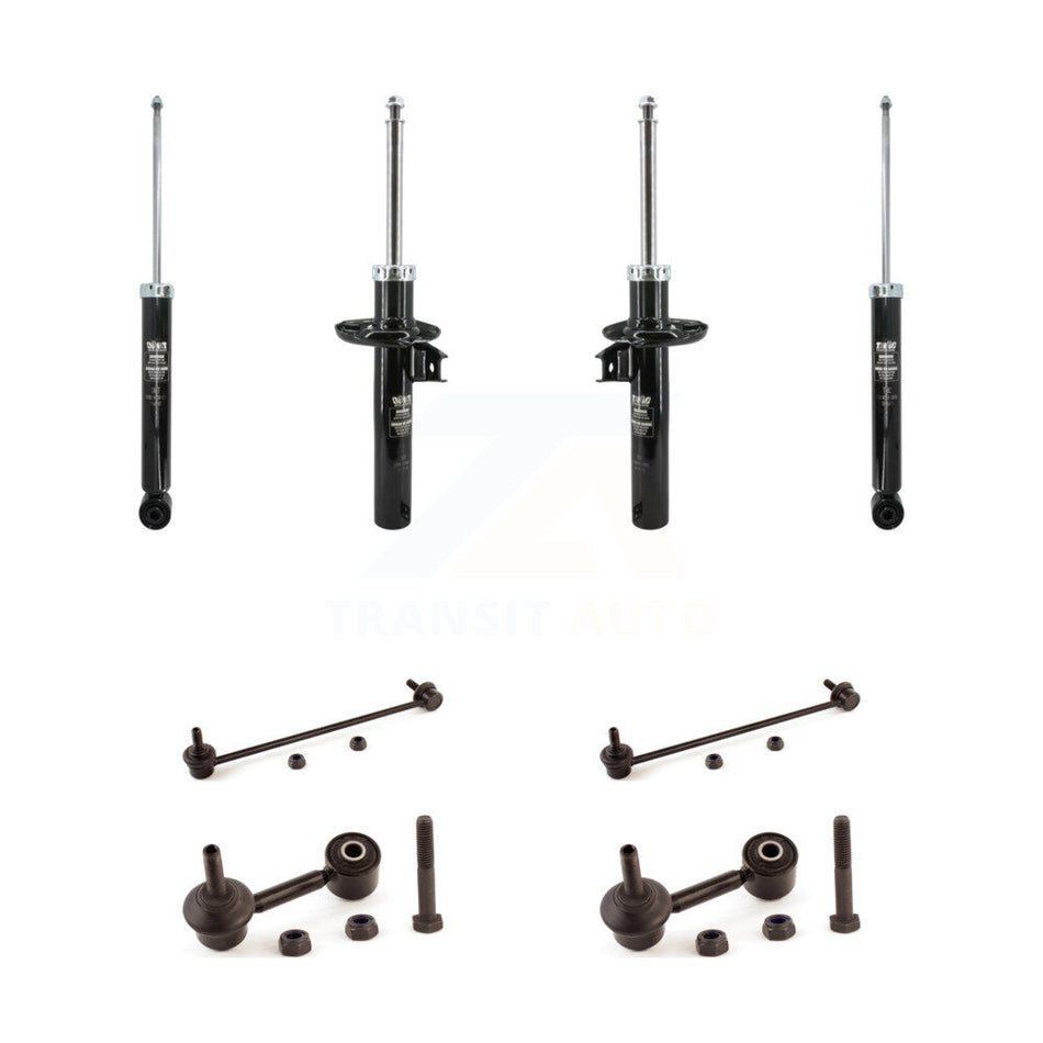 Front Rear Strut Shock & TOR Bar Link Kit For Volkswagen Jetta GTI Audi A3 Quattro KSS-108181