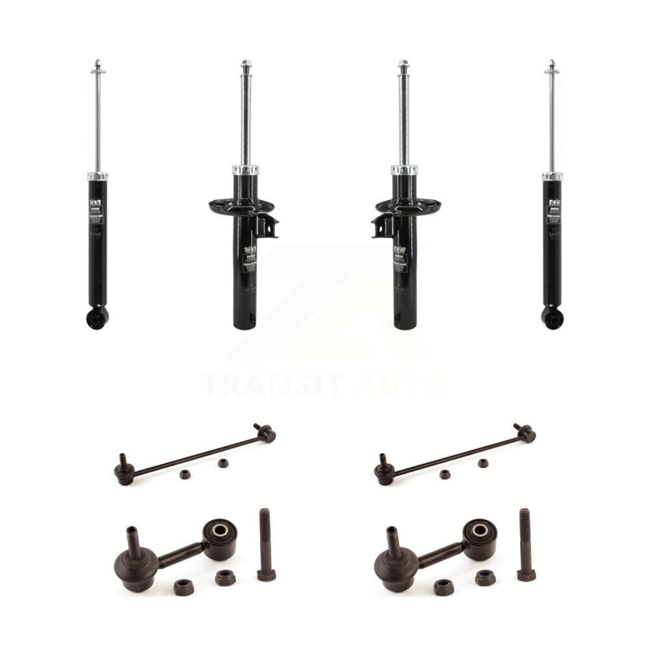 Front Rear Strut Shock & TOR Bar Link Kit For 12-14 Volkswagen Jetta GLI with Sedan KSS-108182