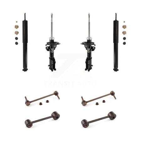 Front Rear Suspension Strut Shock & TOR sway Bar Link Kit For Ford Mustang KSS-108188