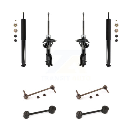 Front Rear Suspension Strut Shock & TOR sway Bar Link Kit For Ford Mustang KSS-108189