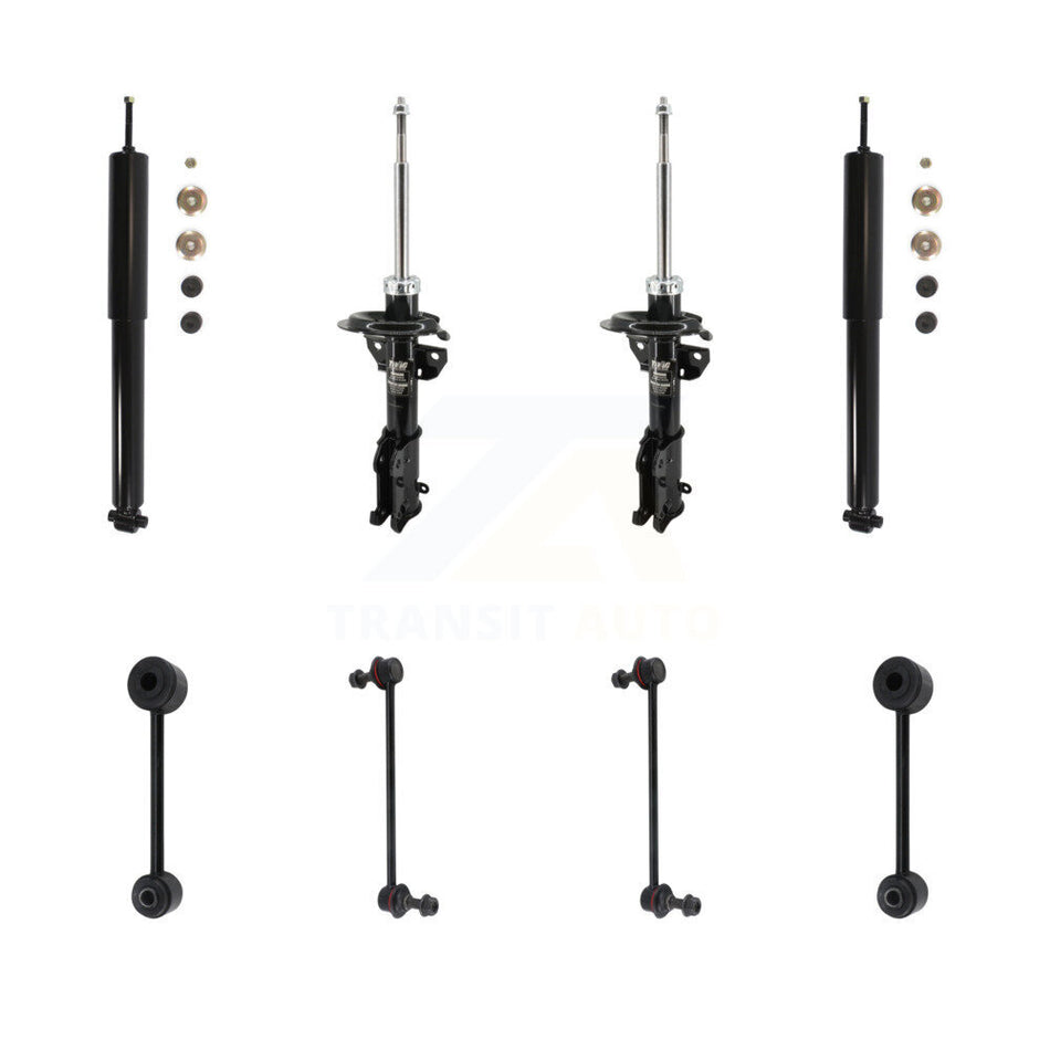 Front Rear Suspension Strut Shock & TOR sway Bar Link Kit For Ford Mustang KSS-108189