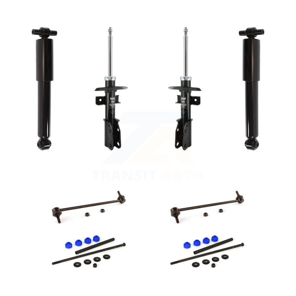 Front Rear Strut Shock & TOR Bar Link Kit For GMC Acadia Buick Enclave Chevrolet KSS-108191
