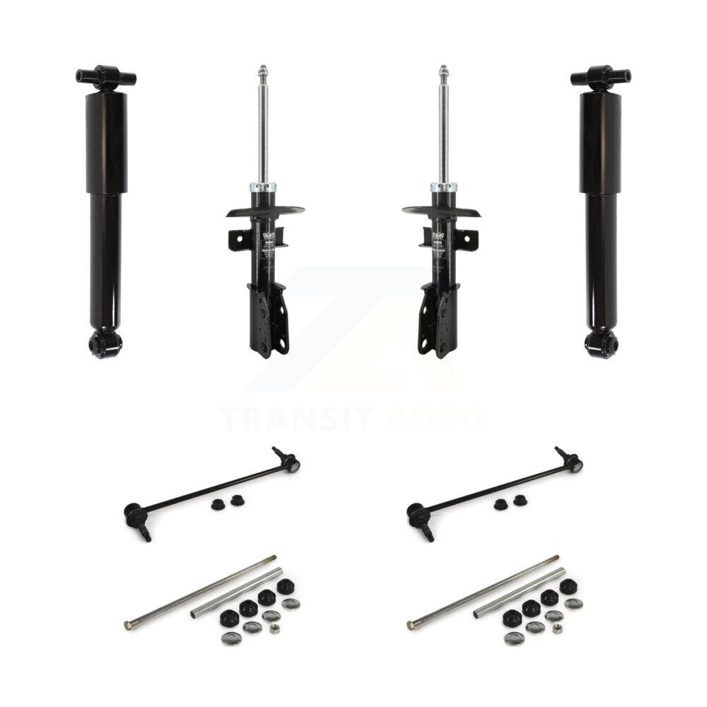 Front Rear Strut Shock & TQ sway Bar Link Kit For GMC Acadia Buick Enclave Chevrolet KSS-108194