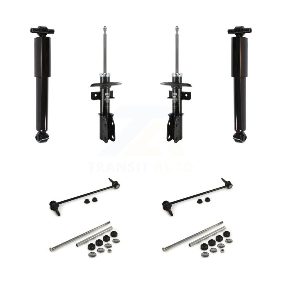 Front Rear Strut Shock & TQ sway Bar Link Kit For GMC Acadia Buick Enclave Chevrolet KSS-108194