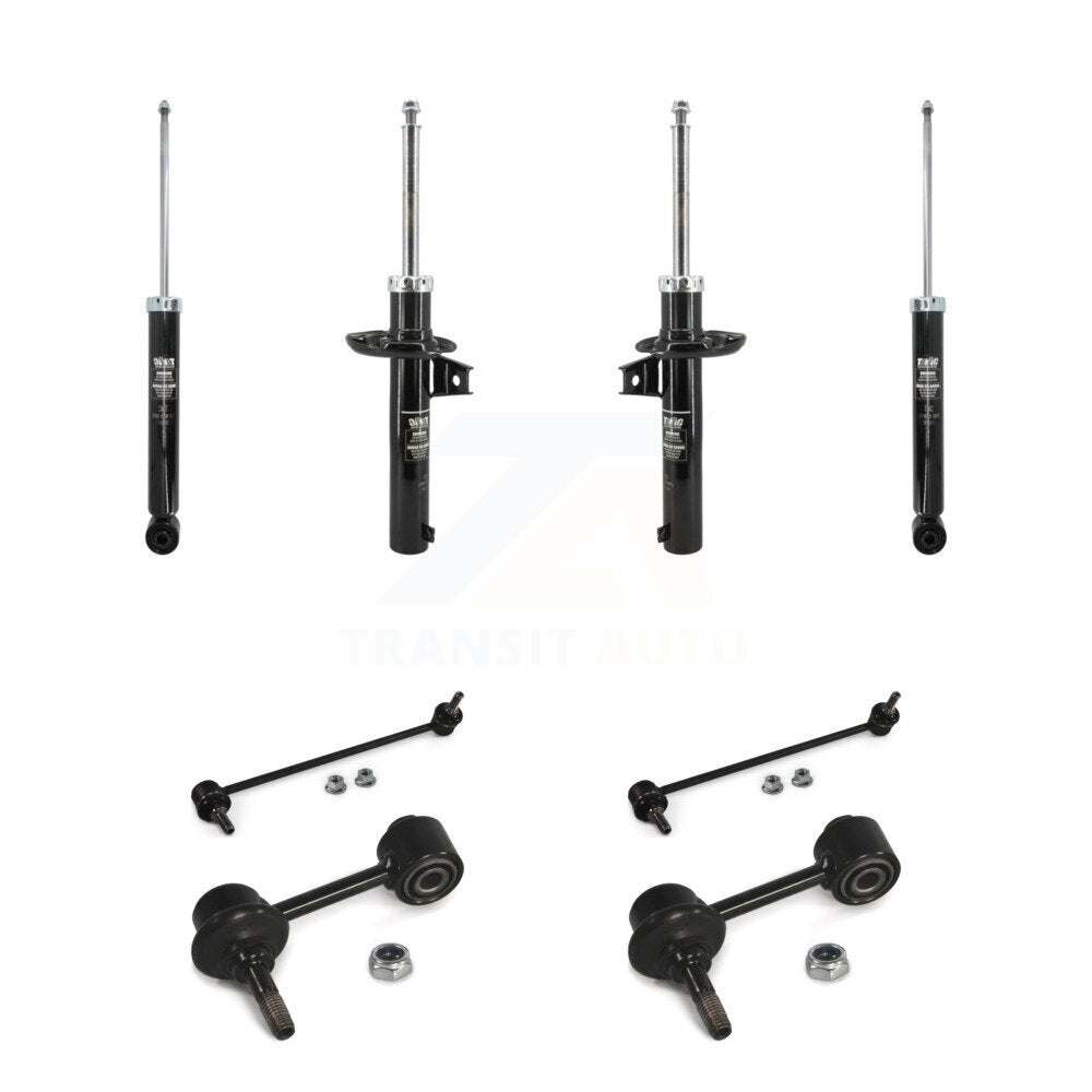 Front Rear Strut Shock & TQ Bar Link Kit For Volkswagen Jetta Golf Rabbit Passat CC KSS-108195