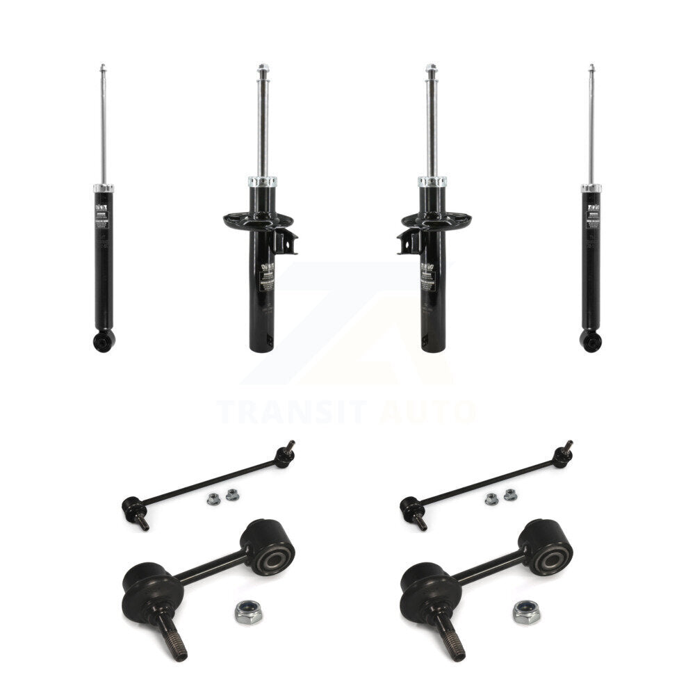 Front Rear Suspension Strut Shock & TQ Bar Link Kit For Volkswagen Tiguan Limited KSS-108198