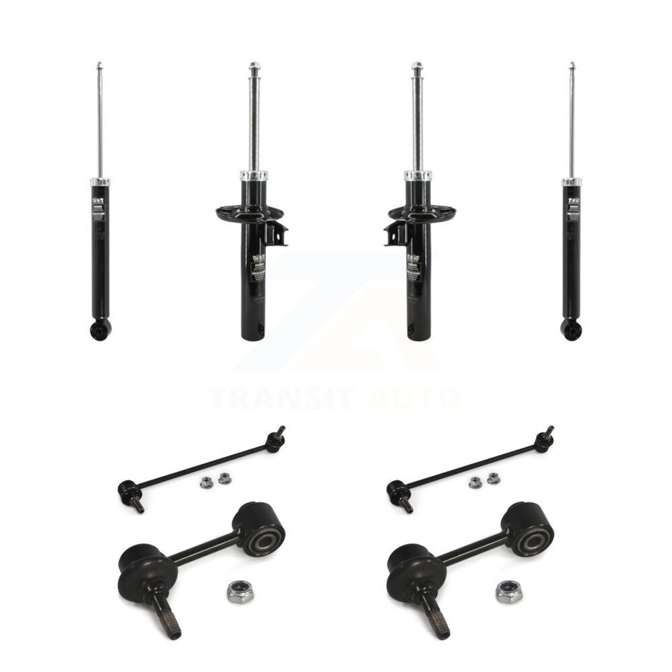 Front Rear Suspension Strut Shock & TQ Bar Link Kit For Volkswagen Tiguan Limited KSS-108198