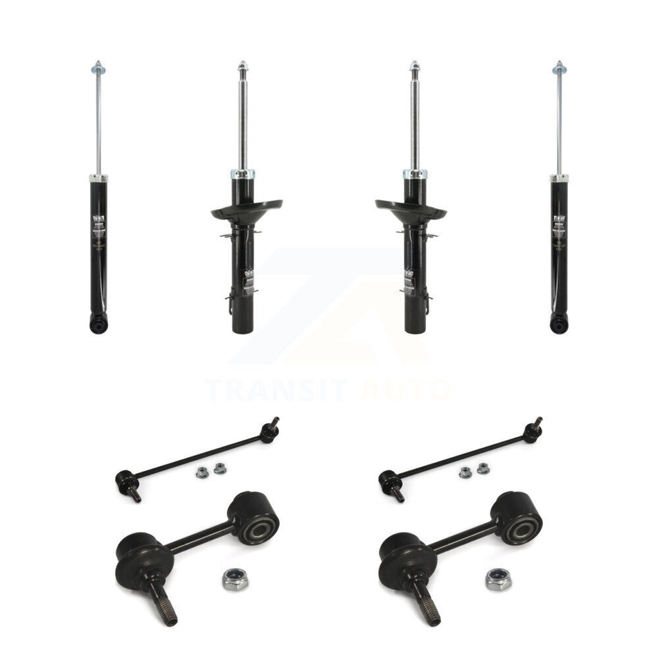 Front Rear Strut Shock & TQ sway Bar Link Kit For Volkswagen Jetta Generation IV KSS-108201