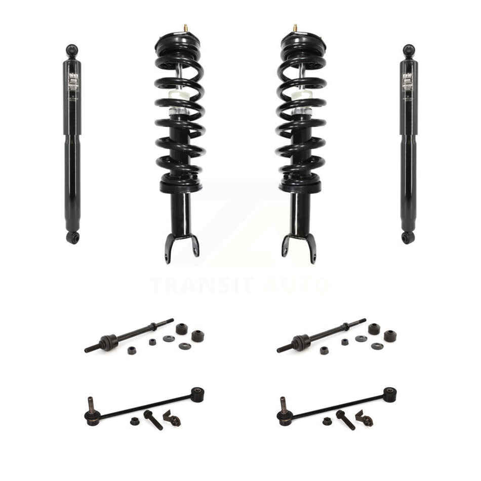 Front Rear Complete Strut Shock & TOR Bar Link Kit For 20-22 Ram 1500 Classic 4WD KSS-108267