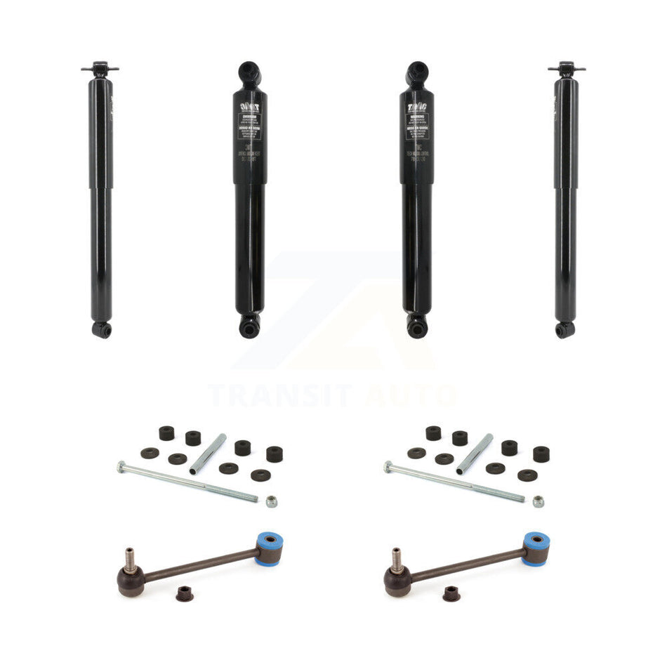 Front Rear Suspension Shock & TOR sway Bar Link Kit For 2000 GMC Yukon 4WD with 5.7L KSS-108268