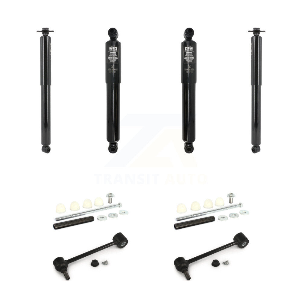 Front Rear Suspension Shock & TQ sway Bar Link Kit For 2000 GMC Yukon 4WD with 5.7L KSS-108271