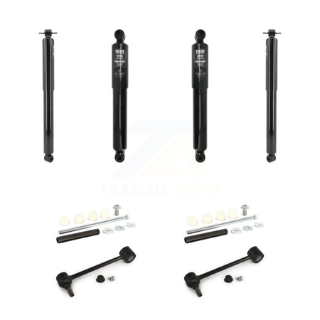 Front Rear Suspension Shock & TQ sway Bar Link Kit For 2000 GMC Yukon 4WD with 5.7L KSS-108271