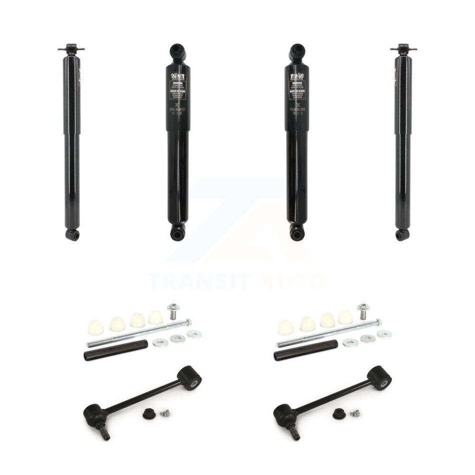 Front Rear Suspension Shock & TQ sway Bar Link Kit For 2000 GMC Yukon 4WD with 5.7L KSS-108271