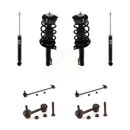 Front Rear Complete Suspension Strut Shock & TOR Bar Link Kit For Volkswagen Jetta KSS-108360