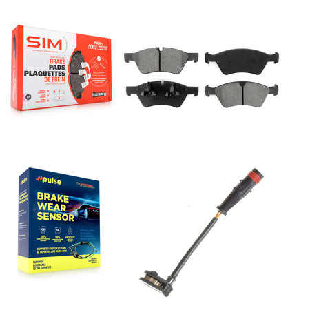 Front Semi-Metallic Brake Pads & Wear Sensor Kit For Mercedes-Benz ML350 R350 GL450 ML500 KSW-100327