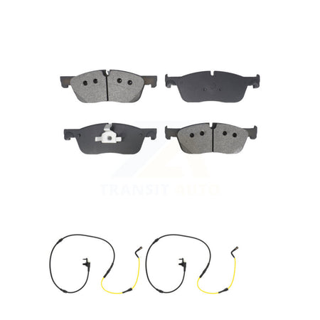 Front Semi-Metallic Brake Pads & Wear Sensor Kit For Jaguar F-Pace Land Rover Range Velar KSW-100764