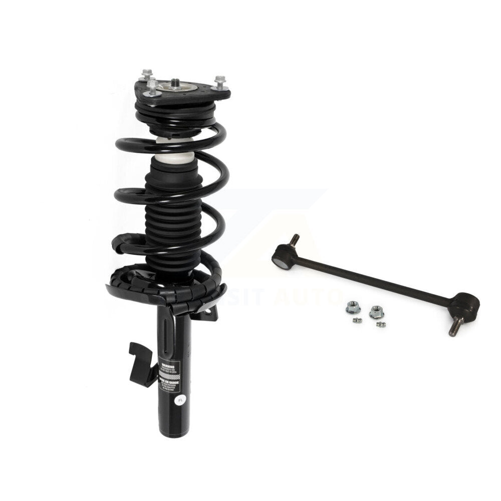 Front Left Complete Shock Assembly And TQ Link Kit For Mazda 3 Excludes MazdaSpeed Model KT7-100008